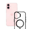 3mk Satin Armor MagCase com MagSafe para Apple iPhone 16 Plus (W-3SAMaCa-AiP16Plu-0), Transparente com Moldura Preta