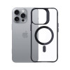 3mk Satin Armor MagCase com MagSafe para Apple iPhone 16 Pro Max (W-3SAMaCa-AiP16PM-0), Transparente com Moldura Preta