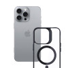 3mk Satin Armor MagCase com MagSafe para Apple iPhone 16 Pro Max (W-3SAMaCa-AiP16PM-0), Transparente com Moldura Preta