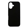 Capa de silicone 3mk para Apple iPhone 16 Plus, preta