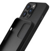 Capa de silicone 3mk para Apple iPhone 16 Pro Max, preta