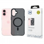 3mk Smoke MagCase com MagSafe para Apple iPhone 16 (W-3SmoMaCa-AiP16-0), semitransparente