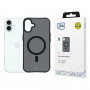 3mk Smoke MagCase com MagSafe para Apple iPhone 16 Plus (W-3SmoMaCa-AiP16Plu-0), semitransparente