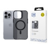 3mk Smoke MagCase com MagSafe para Apple iPhone 16 Pro Max (W-3SmoMaCa-AiP16PM-0), semitransparente