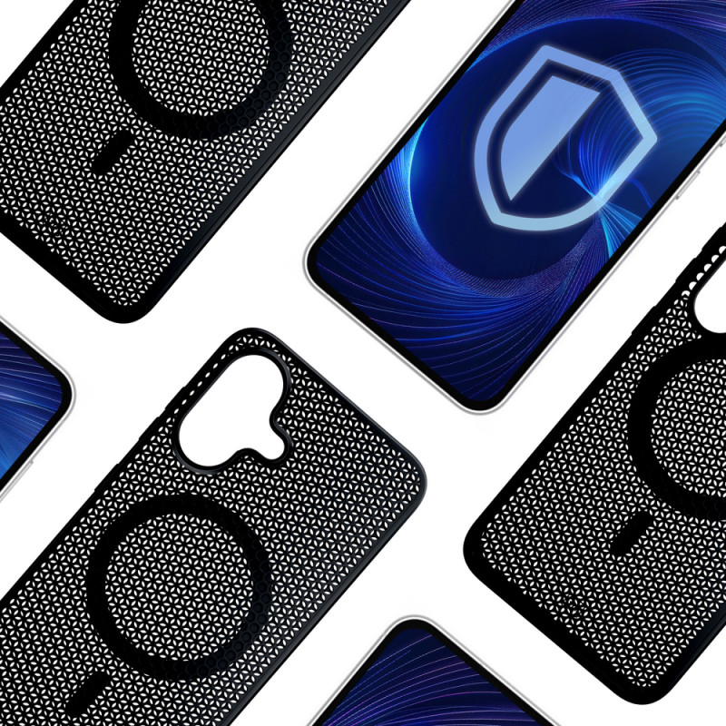 3mk COOLing MagCase para Apple iPhone 16, preto