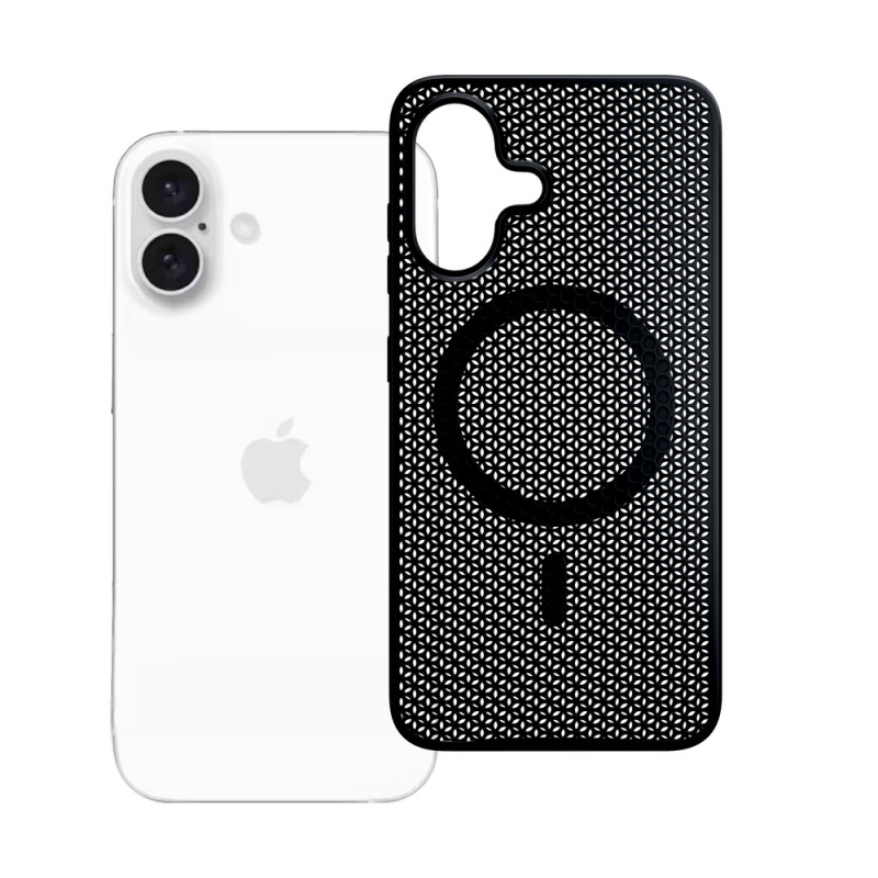 3mk COOLing MagCase para Apple iPhone 16 Plus, preto
