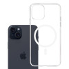 3mk Clear MagCase para Apple iPhone 15, Transparente