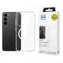 3mk Clear MagCase para Samsung Galaxy S24+, Transparente