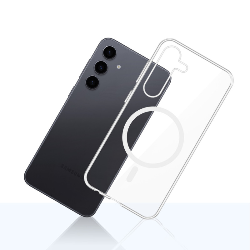 3mk Clear MagCase para Samsung Galaxy S24+, Transparente