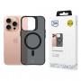 3mk Smoke MagCase com MagSafe para Apple iPhone 16 Pro, Semitransparente