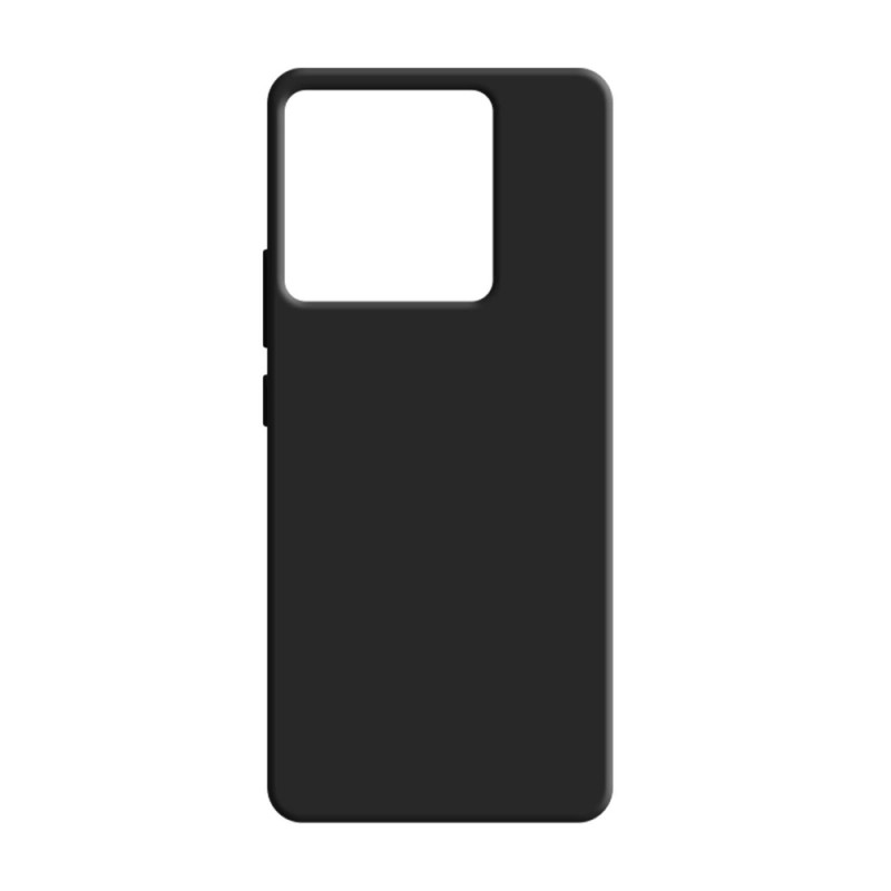 Capa protetora 3MK Silicone Case W-3SilCa-ReN13Pro-0 para Xiaomi Redmi Note 13 Pro 5G, preta
