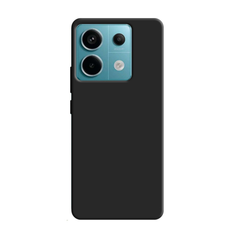Capa protetora 3MK Silicone Case W-3SilCa-ReN13Pro-0 para Xiaomi Redmi Note 13 Pro 5G, preta