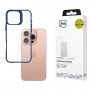 Capa protetora 3MK Satin Armor Case+ para Apple iPhone 16 Pro, azul