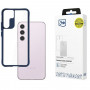 Capa protetora 3MK Satin Armor Case+ para Samsung Galaxy S24, azul