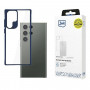Capa protetora 3MK Satin Armor Case+ para Samsung Galaxy S24 Ultra, azul