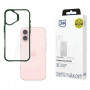 Capa protetora 3MK Satin Armor Case+ para Apple iPhone 16, verde