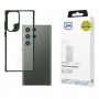 Capa protetora 3MK Satin Armor Case+ para Samsung Galaxy S24 Ultra, verde