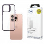 Capa 3MK Satin Armor Case+ para Apple iPhone 16 Pro, roxa
