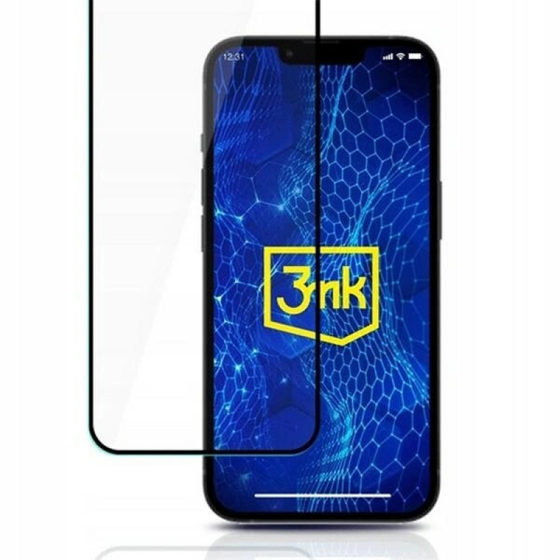Película de vidro temperado 3MK HardGlass Max Lite para Google Pixel 9 Pro XL, preto