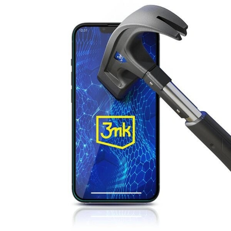 Película de vidro temperado 3MK HardGlass Max Lite para Google Pixel 9 Pro XL, preto