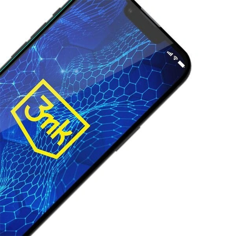 Película de vidro temperado 3MK HardGlass Max Lite para Google Pixel 9 Pro XL, preto