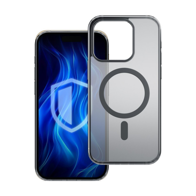 Capa 3MK Frosty MagCase para Apple iPhone 14 Pro Max, preta