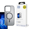 Capa 3MK Frosty MagCase para Apple iPhone 16 Pro Max, preta