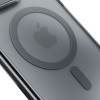 Capa 3MK Frosty MagCase para Apple iPhone 16 Pro Max, preta