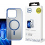 Capa 3MK Frosty MagCase para Apple iPhone 15 Pro Max, azul