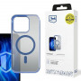 Capa 3MK Frosty MagCase para Apple iPhone 16 Pro Max, azul