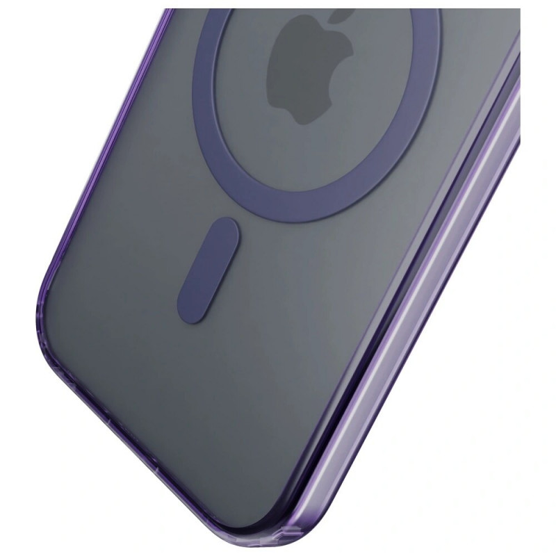 Capa para smartphone 3MK Frosty MagCase MagSafe para Apple iPhone 13 Pro, roxa