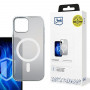 Capa para smartphone 3MK Frosty MagCase MagSafe para Apple iPhone 15 Plus, branca