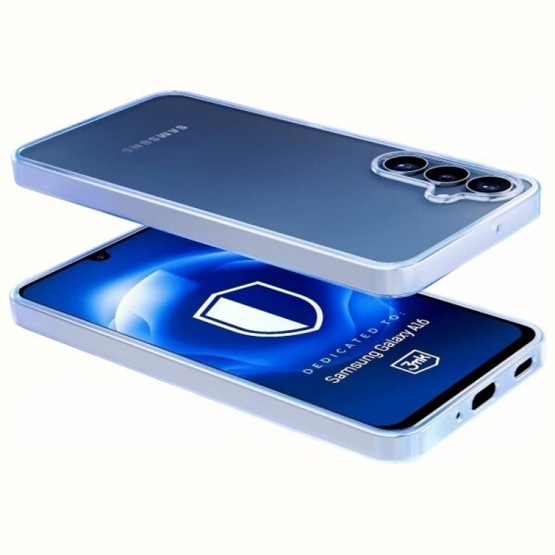 3MK Clear Case para Samsung Galaxy A16, transparente