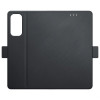 Capa com carteira 3MK para Samsung Galaxy A16, preta
