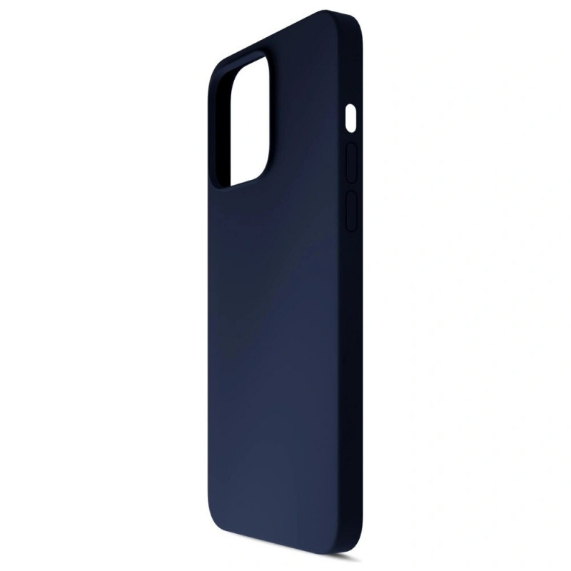 Capa de silicone 3MK para Apple iPhone 16 Pro Max, azul-marinho