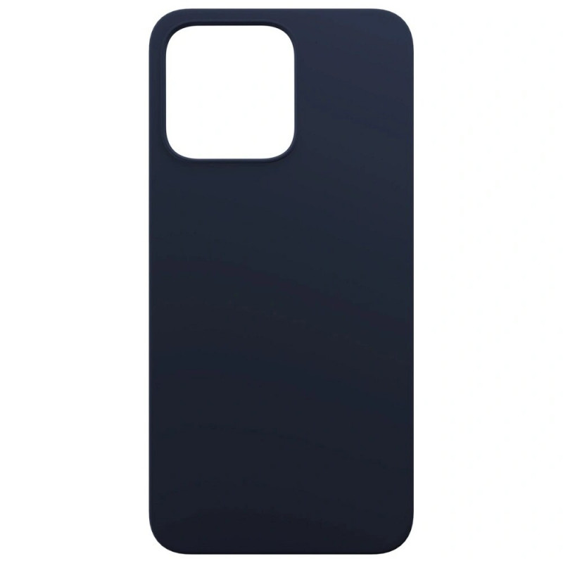 Capa de silicone 3MK para Apple iPhone 16 Pro Max, azul-marinho