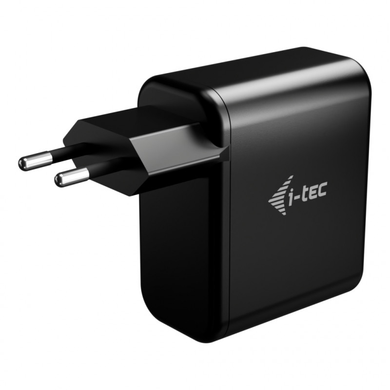 Carregador GaN USB-C 100 W i-tec, PD 3.0, 1x USB-C, preto