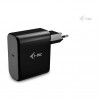 Carregador GaN USB-C 100 W i-tec, PD 3.0, 1x USB-C, preto