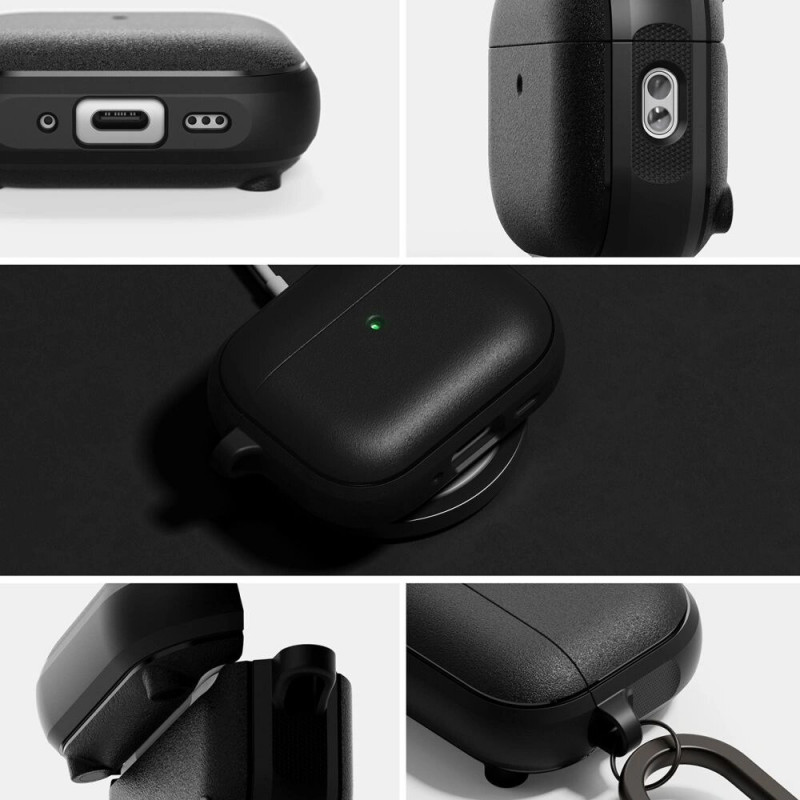Capa Ringke Onyx magnética MagSafe para Apple AirPods Pro 3, preta
