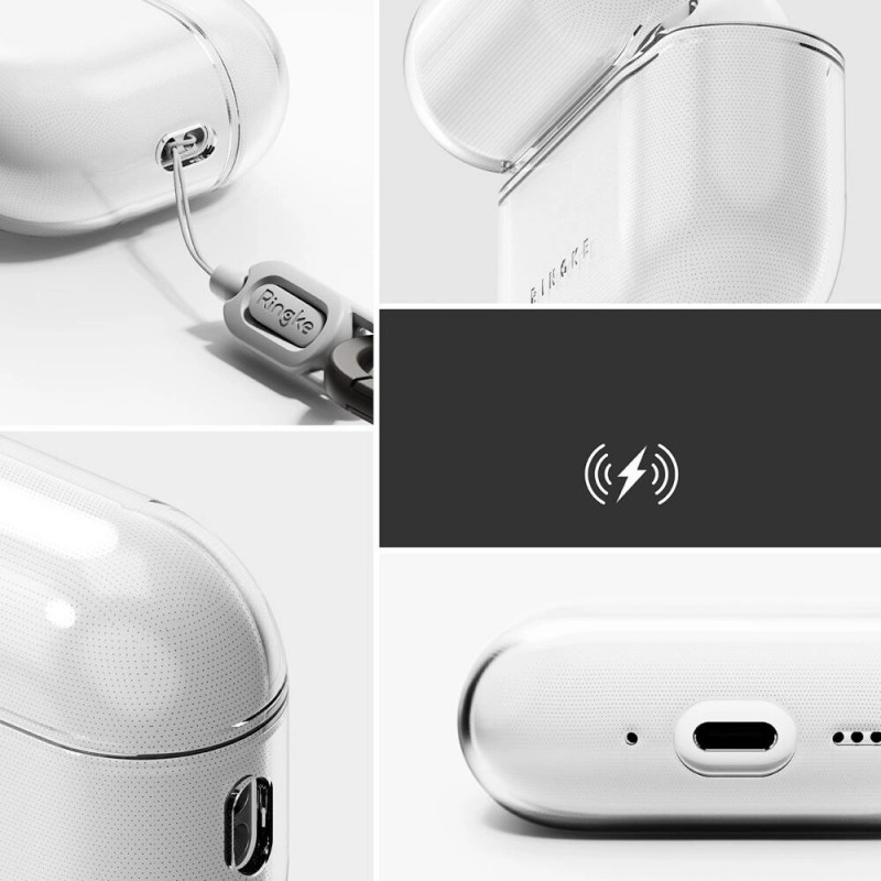 Capa Ringke Air para Apple AirPods Pro 3, Transparente