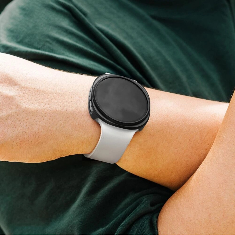 Capa Ringke Slim RGK11818 para Samsung Galaxy Watch 8 / 9 40 mm, transparente e preto mate (2 un.)