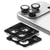 Protetor de moldura da câmara Ringke para Apple iPhone 17 Pro / 17 Pro Max, preto (2 un.)