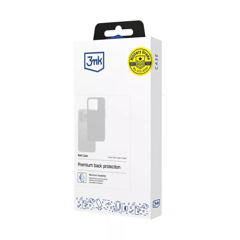 Capa 3MK Matt para Xiaomi 14T Pro, preta