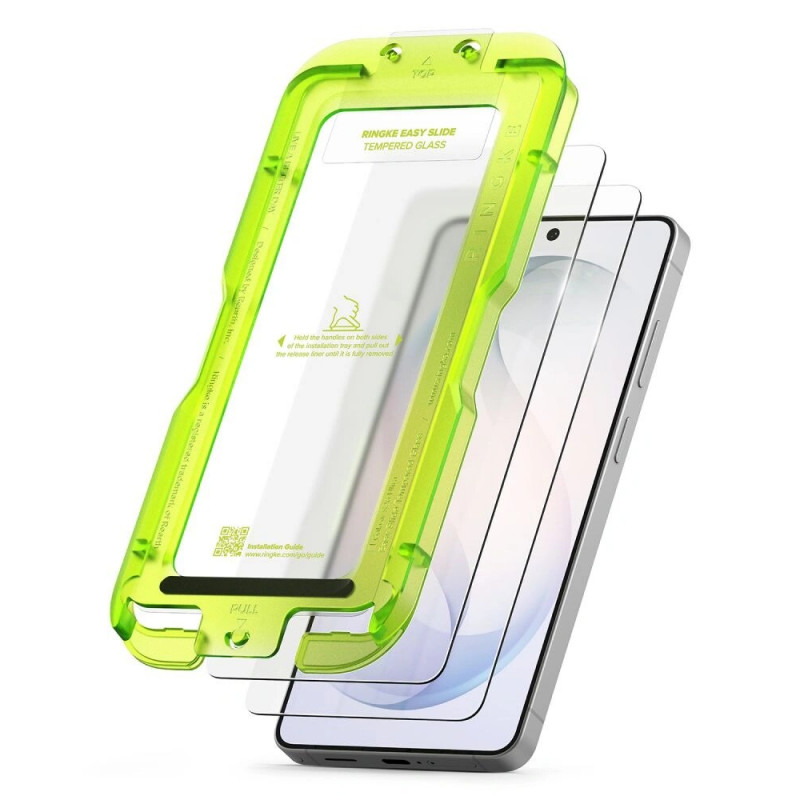 Película de vidro temperado Ringke Easy Slide para Samsung Galaxy S26 Ultra, transparente (2 un.)