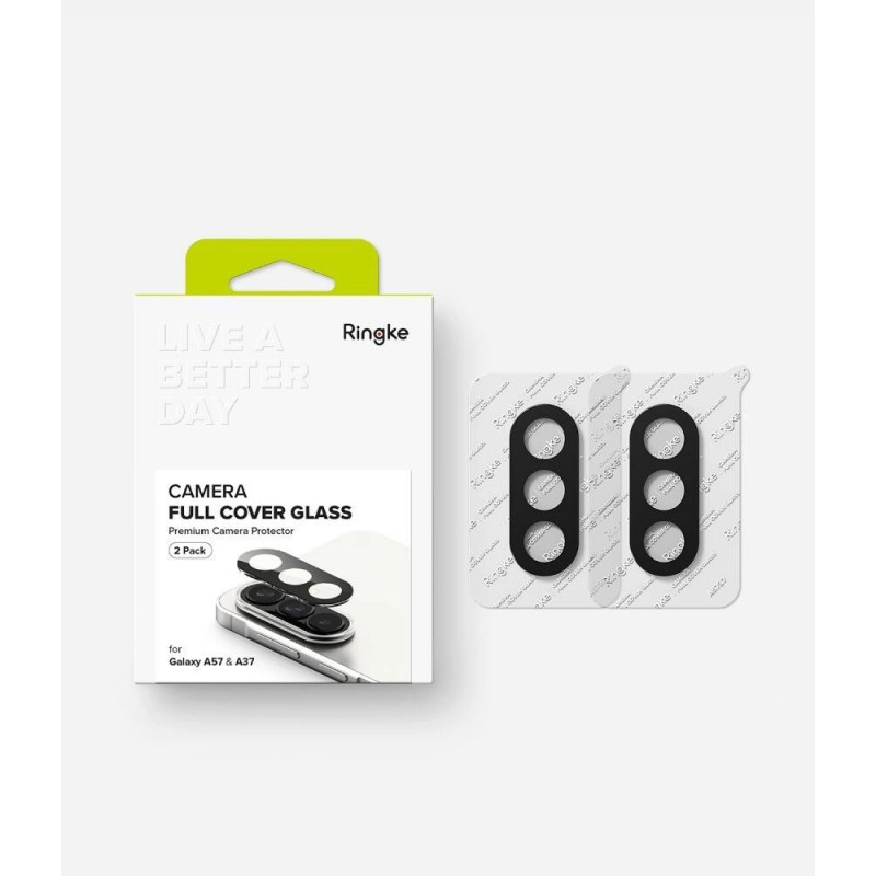 Ringke Capa integral para câmara para Samsung Galaxy A37 / A57 5G, preta (2 un.)