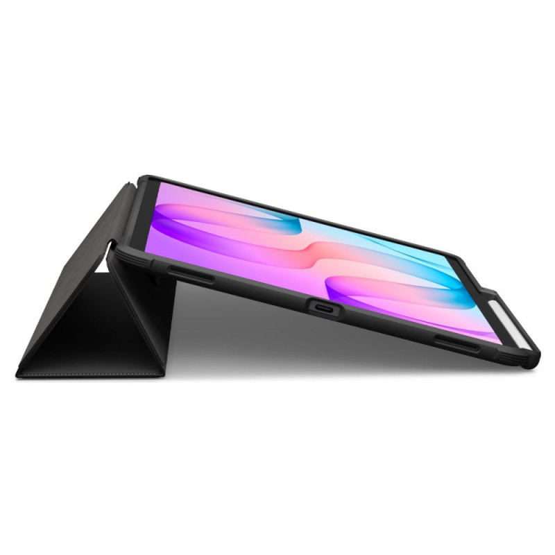 Capa para tablet Spigen Rugged Armor ACS11822 para Samsung Galaxy Tab S12+ 12.6 (X840 / X846b), preto mate