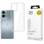Capa 3MK Clear Case para Motorola Moto E14 / G04 / G24 Power / G24 4G, transparente