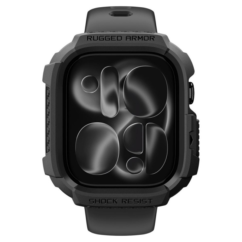 Capa Spigen Rugged Armor ACS11886 para Apple Watch 12 46 mm, preto mate