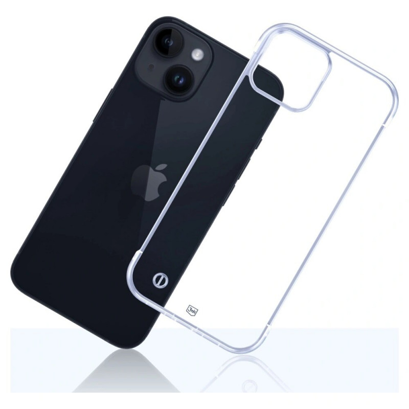 3mk Just20g Clear Case capa para smartphone Apple iPhone 15 Plus, transparente