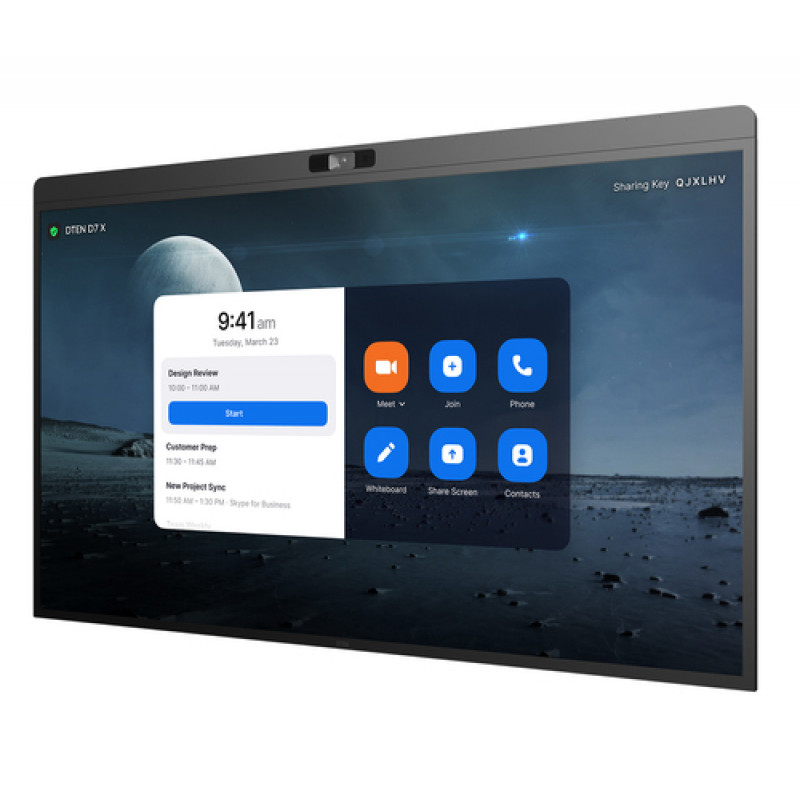 Sistema de videoconferência DTEN D7X 75 inch Android Edition, Zoom Certified